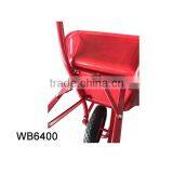 Building Construction Tools and Metal Tray Material and Pneumatic Wheel Wheelbarrow WB6400 thumbnail-5