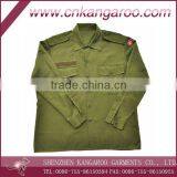 Military Officer Shirt; Custom Correctional Shirt; Mens Formal Army Shirt thumbnail-1