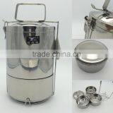 Thermal Multilayer Food Container Home Stainless Steel Metal Lunch Boxes thumbnail-4