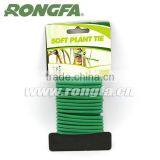 5M Green Color Garden Heavy Duty Soft Rubber Twist Tie thumbnail-1