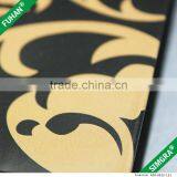 Factory Make Full Black Paper Shopping Bag With Gold Logo. thumbnail-5