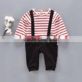 New Arrival Product Striped Newborn Clothing Overalls Baby Jumpsuits thumbnail-5