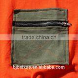 Round Neck High Quality Plain no Label Organic Cotton Pocket Nylon Spandex Men T-shirt thumbnail-5