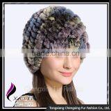 CX-C-189E 2016 New Genuine Rabbit Fur Women Winter European Style Hat Cap thumbnail-6