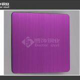 Color Decorative Stainless Steel Sheet,pink Hairline Stainless Steel Plate thumbnail-4