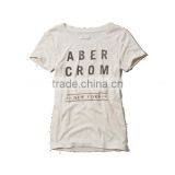 Women's White Letter Printing t Shirt Wholesale thumbnail-4