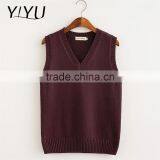 Fashion Winter Fall Boy Wine School Uniform Sweater Vests thumbnail-3