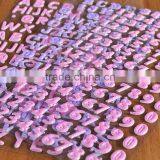 Custom Cheap Adhesive Sticker Alphabet / Number Shape Glitter Sticker Children DIY Sticker thumbnail-4