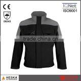 Mens Contrast Color New Cargo Heavy Duty Softshell Work Coat thumbnail-1