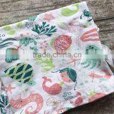 Summer Baby Girls Clothes Coral Ocean World Fish Under the Sea Boutique Shorts Cotton Kids Wear Ruffles Match Accessories thumbnail-5