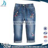 2017 Hot New Product Baby Girl Clothes Pure Denim Long Trouser Skinny Child Jean thumbnail-2