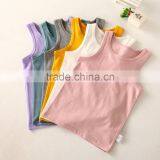 Wholesale Kids Cotton Vest Custom Print Baby Sleeveless Top thumbnail-5