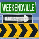 Custom Factory Sale PVC Lighted Safety Road Signs Reflective Sticker for Warning thumbnail-6