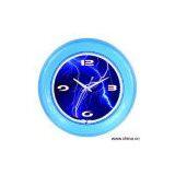 Sell Wall Clock With Neon Light thumbnail-1