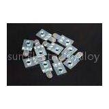 Welding Machine Parts For Mini Circuit Breaker / Stamped Metal Parts With Silver Riveted