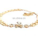 2015 New Design Women Metal Butterfly Diamond Decoration Skirt Waist Chain thumbnail-4
