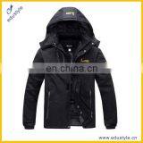 Wholesale Fashion Black Pu/Fleece Man Leather Jacket