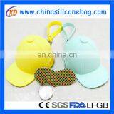 Cap Shaped Silicone Coin Purse for Promotional Gifts