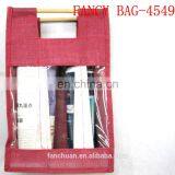 Small Top Packing Hot Sale Wooden Handle Jute Bag thumbnail-2