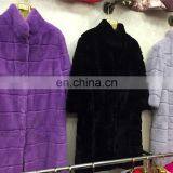 New Fashioned Rex Rabbit Fur Coat Whole Rabbit Fur Skin Women Clothes thumbnail-3