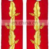 Officer Uniform Collar Gorgets, Police Goergets, Military Gorgets, British Gorget With Oak Leaf Embroidery thumbnail-5