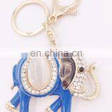 Bejeweled Elephant Shape Key Chain Lovely Pendant Key Ring Elephants Keychain thumbnail-3