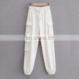 Ins Hot Selling Unisex Cotton Casual Loose Fit Sweat Pant With 3 Pockets Joggers thumbnail-5