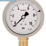 Industrial Pressure Gauge Stainless Steel Case