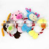 Hot Sale Fashion Colorful Pet Toy Wholesale Squeak Animals Shape Dog Plush Toys thumbnail-2