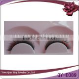 Korea synthetic flase natural looking eyelashes with red crystal diamond