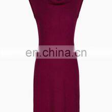 100% Cashmere High Neck Tight Cashmere Sweater Girls Crown Dress thumbnail-5