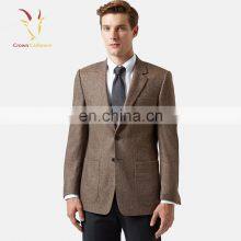 OEM Service Fashion Men Business Cashmere Wool Blended Suits