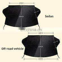 Universal Premium Retractable Magnetic Car Front Window Windshield Cowl Snow Sun Cover for Ice and Snow thumbnail-3