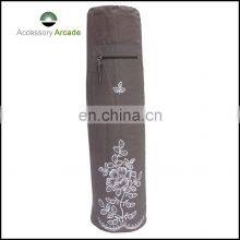 High Quality 100% Cotton Canvas Fabric Yoga Mat Bag Eco Indian Supplier thumbnail-3