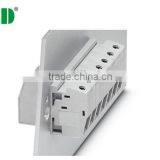 Rail Through Panel Terminal Blocks With Screwless Right Angle Wire Inlet thumbnail-1