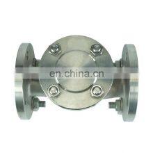DKV DN50-DN300 DIN 3202 F6 Pn16 Stainless Steel 304 Water Swing Check Valve for Sea Water thumbnail-1
