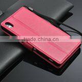 PU Leather Magnetic Flip Case Skin Cover For Sony Xperia Z4 thumbnail-5