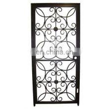 Simple Design Apartment Wrought Iron Gates Single Entry Patio Doors thumbnail-3