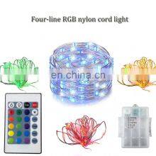 Temporary Battery Operated Multi Color Rainbow Fairy Decoration Festival String Light thumbnail-3