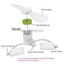 Shenzhen Small 2019 C Type Mini Desk Windy Brand USB Electric Fan thumbnail-3