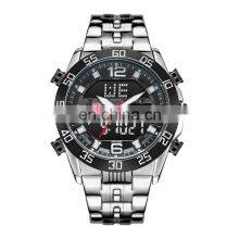 Profession Seller Sale Classic KAT-WACH 1802 Men's Quartz Digital Watches Steel Strap Analog Digital Display Sport Watches thumbnail-3