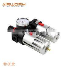 GFC Airtac Type FRL Air Filter Regulator Lubricator Unit Combination Two Union thumbnail-4
