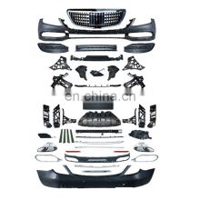 2022 factory OEM customized aftermarket auto used car upgrade resale bumper set kits for Benz W222 S600 modified to new Maybach