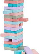 54 Pieces Classic Building Blocks Stacking Tumbling Tower for Children Family Fun Game thumbnail-2