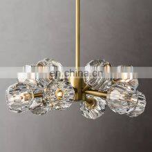 BOULE DE Light Luxury Fashion Living Room Hotel Ceiling Decoration Lighting Round Industrial Crystal Chandelier thumbnail-3