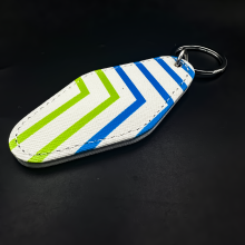 Motel Key Chain With Digital Print thumbnail-2