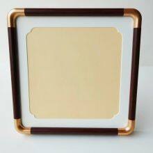 25*25cm Square Xuan Paper Painting Hardcard Border Protection Rounded Corners Rosewood Wooden Frame thumbnail-3