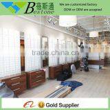 Stylish Eyewear Wood Wall Shelf Design for Optical Store