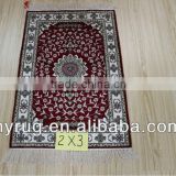 persian design 2X3foot 180lines artificial silk carpets and rugs
