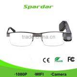 2016 NEW Portable Mini Wireless WIFI Prescription Smart Glasses Camera thumbnail-1